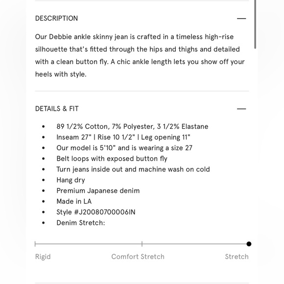 Veronica Beard Debbie Skinny Jean in Indigo - Picture 5 of 15